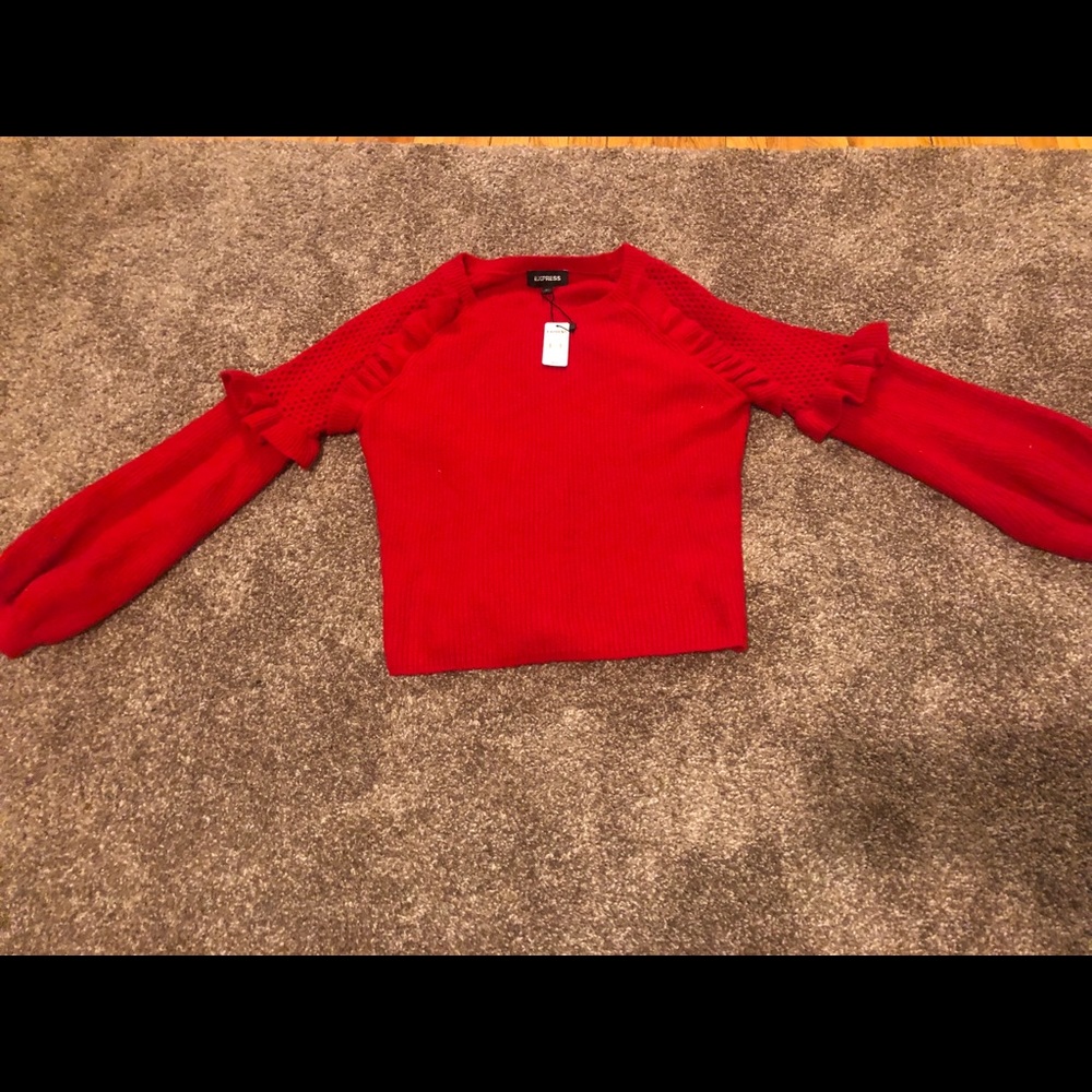 Red sweater